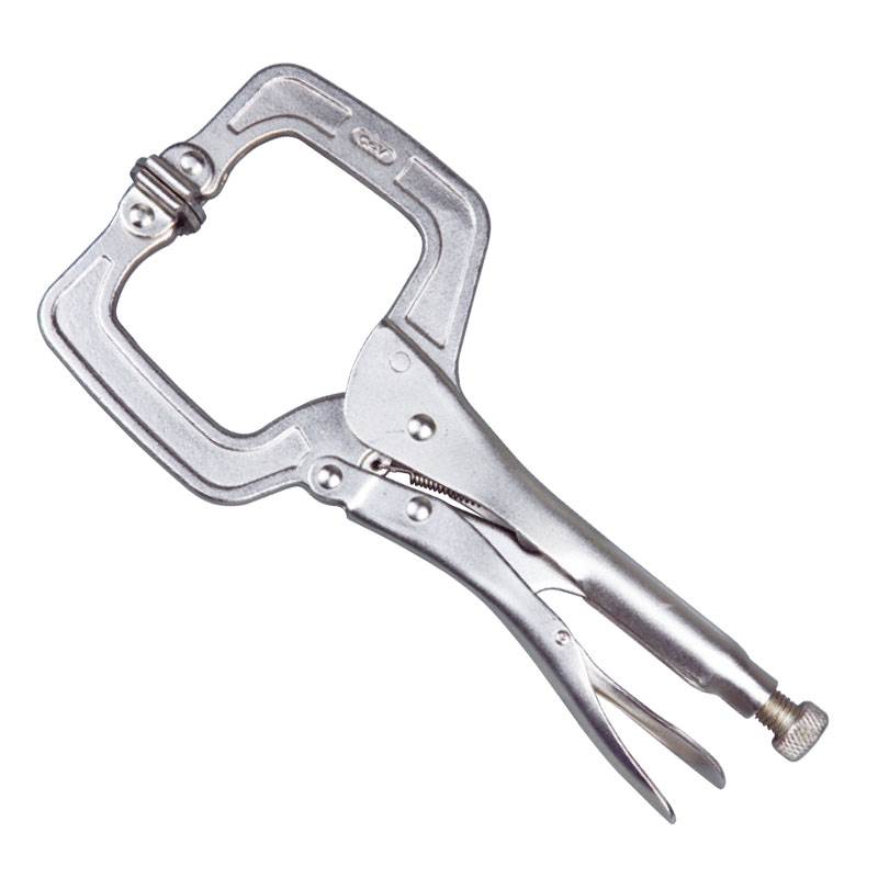 Locking C-Clamp With Swivel Pads
