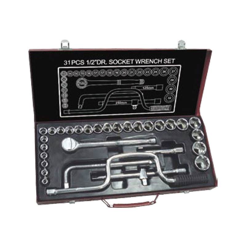 31PCS.1/2″ Dr.Socket Wrench Set, ITEM NO.:TKT7-32D(TK-102)