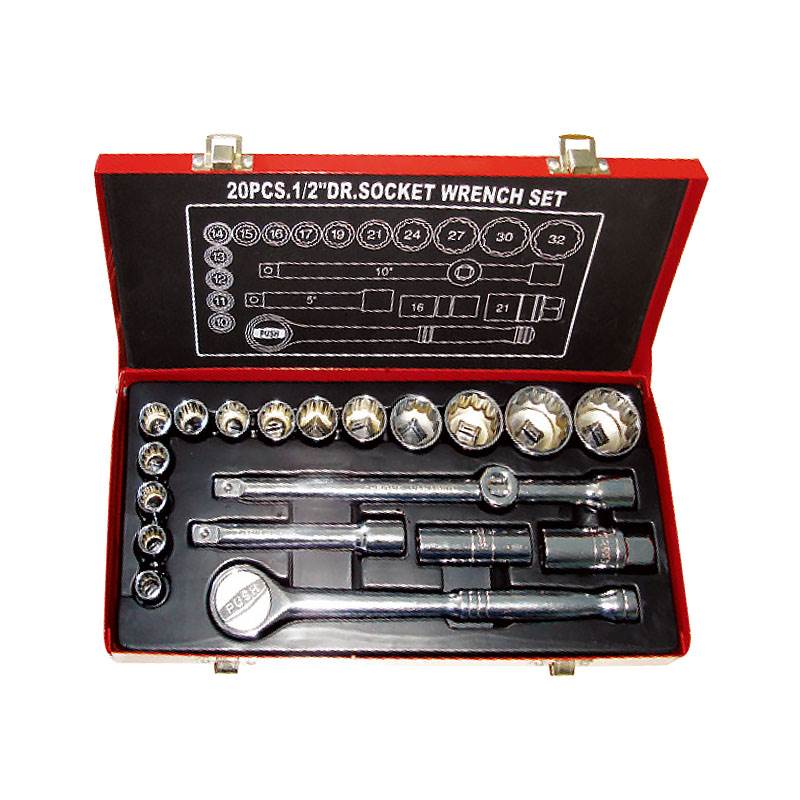 20PCS.1/2″ Dr.Socket Wrench Set, ITEM NO.:TKT4-20(TK-020)