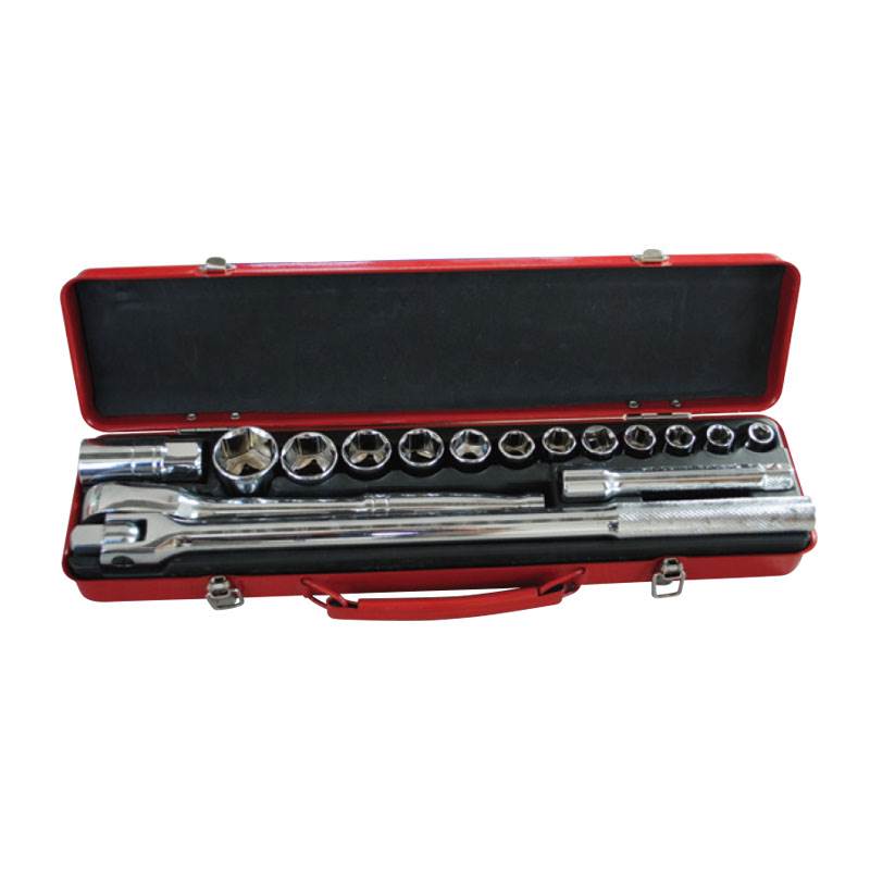 16PCS.1/2″ Dr.Socket Wrench Set,Cold Forming Box, ITEM NO.:TKT13-16