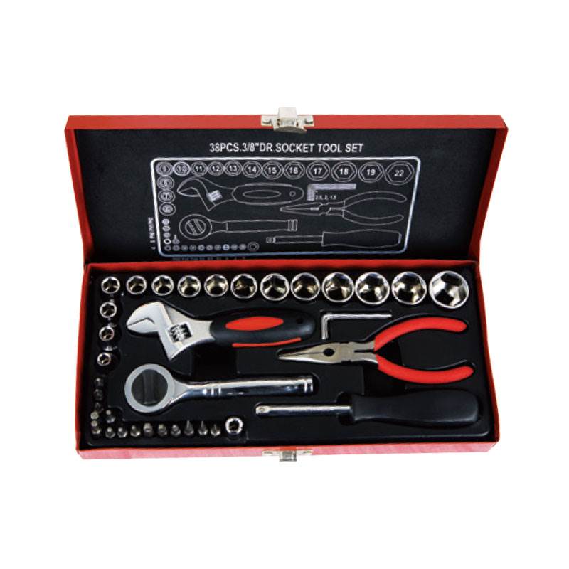 38PCS.3/8″ Dr.Socket Tool Set, ITEM NO.:TKT2-38(TK-016)