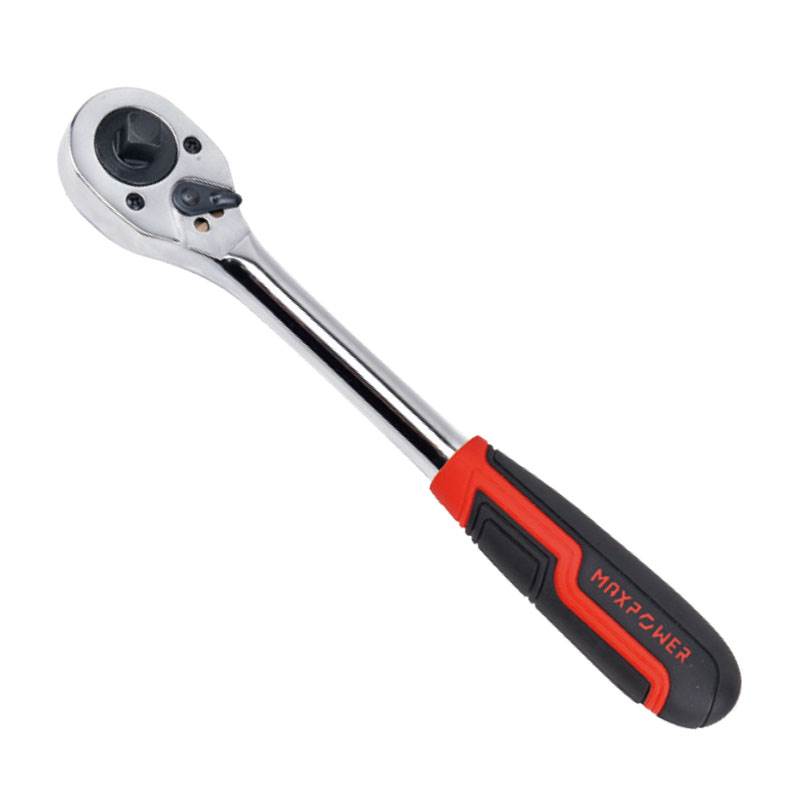 Double Drivers Ratchet Wrench, Round handle 45 Teeth