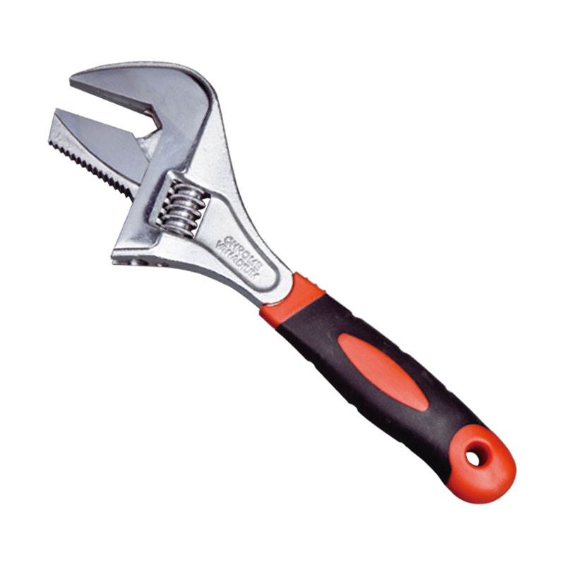 Adjustable Wrench,Extra Wide Opening Reversable Jaw