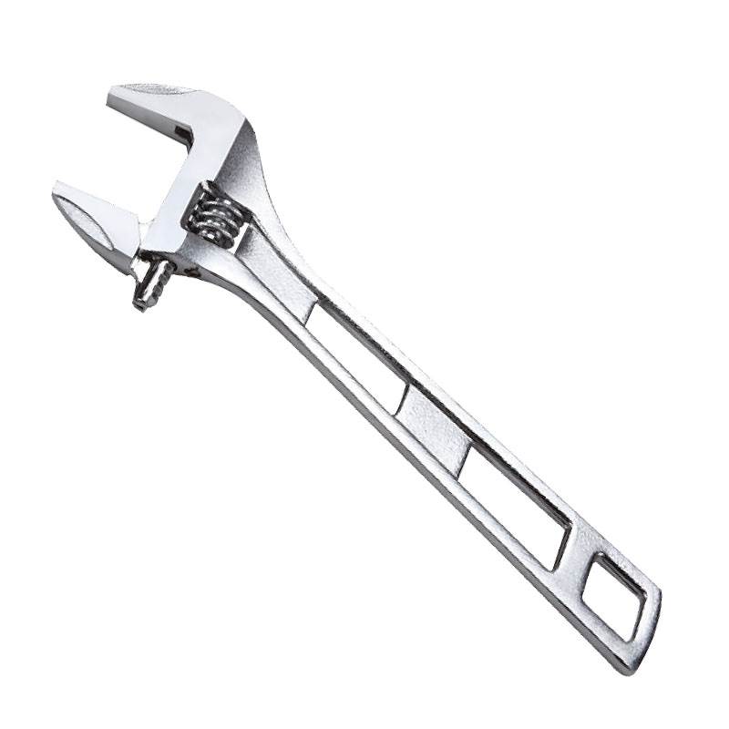 Light Duty Adjustable Wrench, Wide Opening