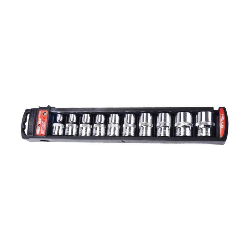 10件12.5mm系列公制套筒组套